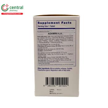Thuốc Adamin Plus - Bổ sung canxi và acid amin cho người bệnh thận