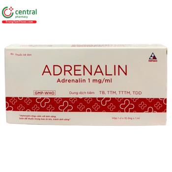 Adrenalin 1mg/1ml Vinphaco (hộp 10 ống)