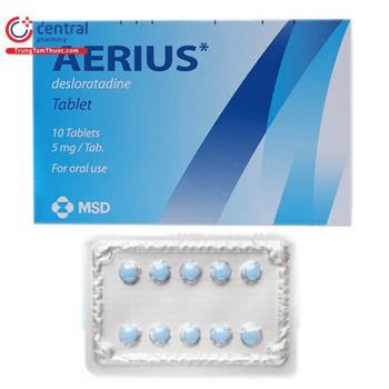 Thuốc Aerius Tablet xóa tan nỗi lo viêm mũi dị ứng