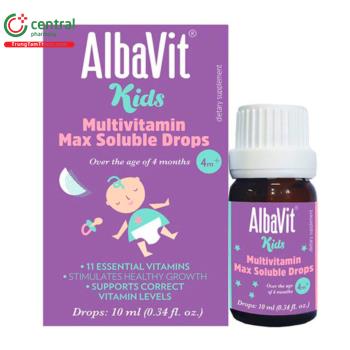 Albavit Kids Multivitamin Max Soluble Drops 10ml