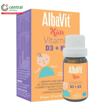Albavit Kids Vitamin D3+K2