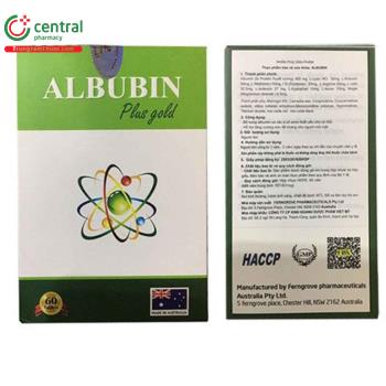 Thuốc Albubin Plus Gold hỗ trợ tăng cường chức năng gan, thận