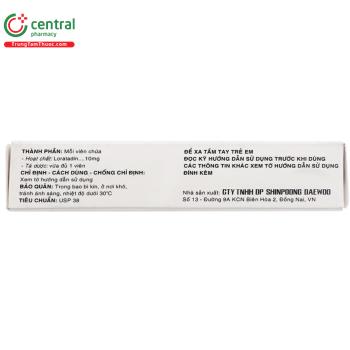 Thuốc Alertin 10mg -Điều trị viêm mũi dị ứng, nổi mề đay vô căn, ngứa