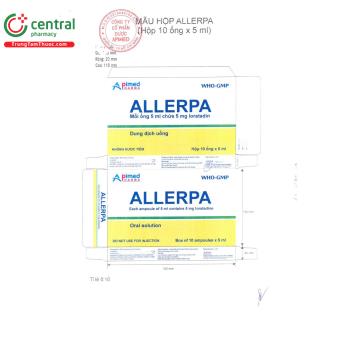 Thuốc Allerpa 1mg/ml (Chai) - Điều trị triệu chứng viêm mũi dị ứng