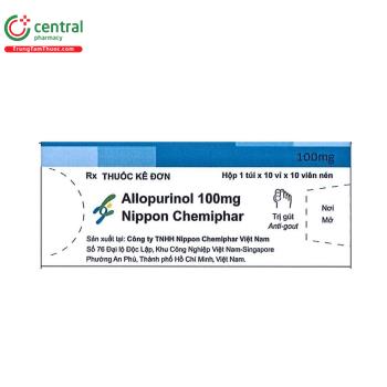 Allopurinol 100mg Nippon Chemiphar 