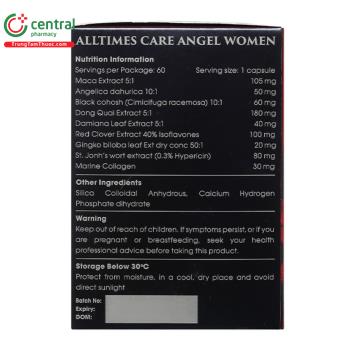 Thuốc Alltimes Care Angel Women hỗ trợ cân bằng nội tiết tố nữ
