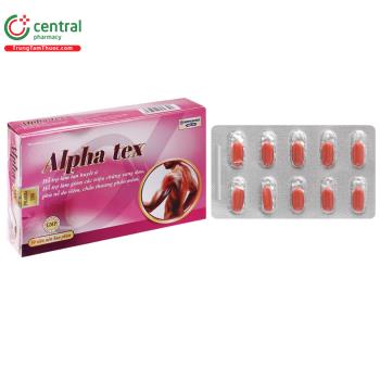 Thuốc Alpha Tex Giúp giảm tình trạng sưng viêm, phù nề do chấn thương