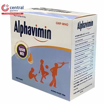 [CHÍNH HÃNG]Thuốc Alphavimin Siro điều trị bệnh nhiễm trùng do herpes