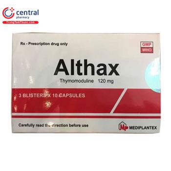 [CHÍNH HÃNG] Thuốc Althax (Thymomodulin 120mg) tăng cường miễn dịch