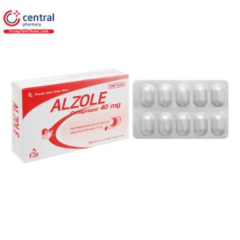 [CHÍNH HÃNG] Thuốc Alzole 40mg - điều trị loét dạ dày tá tràng