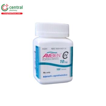 Thuốc Ambien 10mg (Zolpidem tartrate) điều trị chứng mất ngủ ở người lớn