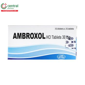 Thuốc Ambroxol HCl Tablets 30mg SCP - Loãng đờm, tiêu chất nhầy trong ...