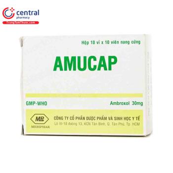 Thuốc Amucap - điều trị các bệnh đường hô hấp cấp và mạn tính