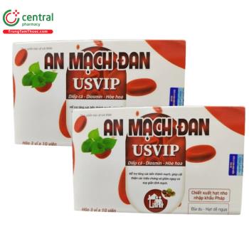 Thuốc An Mạch Đan USVIP giúp cải thiện triệu chứng suy giãn tĩnh mạch