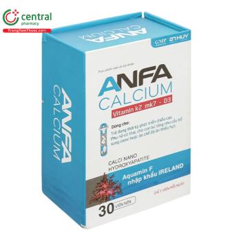 Thuốc Anfa Calcium bổ sung canxi, vitamin K2, D3 giúp xương chắc khỏe