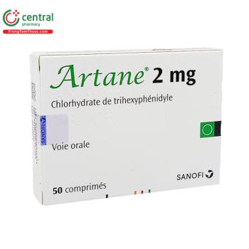 Thuốc Artane 2mg (Hộp 50 viên) - điều trị triệu chứng bệnh Parkinson