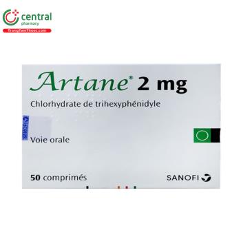 Artane 2mg (Hộp 50 viên)