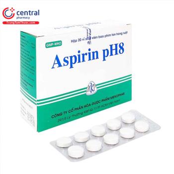 Aspirin pH8 Mekophar (Hộp 200 viên)
