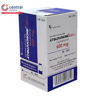 glutathione 600 giá bao nhiêu CHÍNH HÃNG] Thuốc A.T Glutathione 600mg điều trị xơ gan