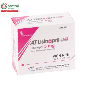 A.T Lisinopril 5mg