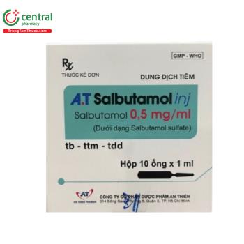 A.T Salbutamol inj 0,5mg/ml