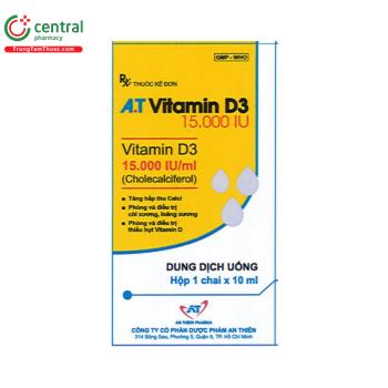  A.T Vitamin D3 15.000 IU 