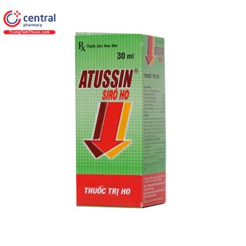 [CHÍNH HÃNG] Thuốc Atussin Siro Ho 30ml - Điều trị ho nhanh chóng