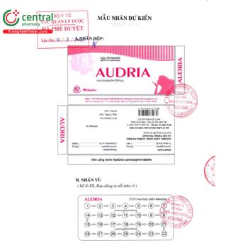 Thuốc Audria 30mcg - Biện pháp tránh thai hàng ngày an toàn