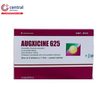 Augxicine 625mg (Hộp 2 vỉ x 7 viên)