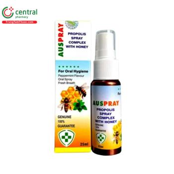 Auspray Propolis Spray Complex With Honey