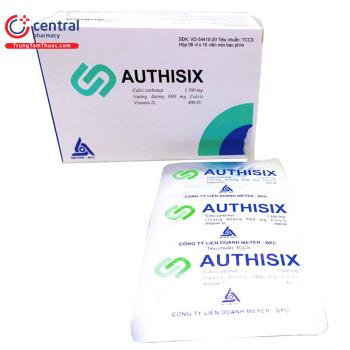 [CHÍNH HÃNG] Thuốc Authisix 1500mg phòng ngừa và điều trị loãng xương
