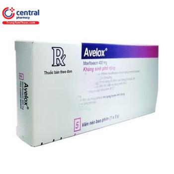 Thuốc Avelox 400mg điều trị nhiễm khuẩn đường hô hấp và da