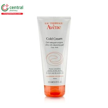 Avène Cold Cream Ultra Rich Cleansing Gel 200ml 