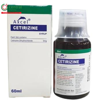 Axcel Cetirizine Syrup 5mg/5ml