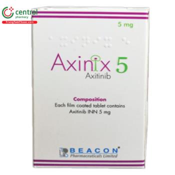Thuốc Axinix 5 điều trị bệnh ung thư biểu mô tế bào thận có tiến triển