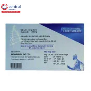 Thuốc Axocexib-200 điều trị các bệnh xương khớp hiệu quả