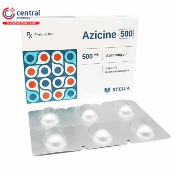 Azicine 500 (Viên nén bao phim)