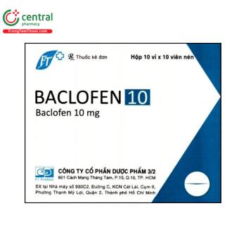 Baclofen 10mg FT-Pharma