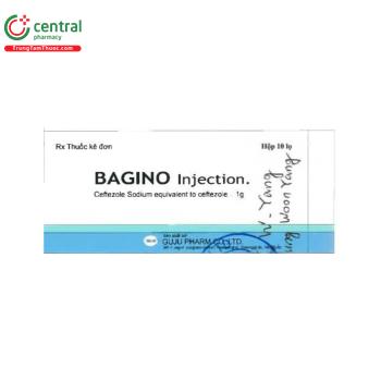 Thuốc Bagino Injection 1g điều trị bệnh nhiễm khuẩn có biến chứng