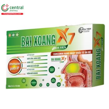 Bai Xoang X7 Hoa Viên (Vỉ)