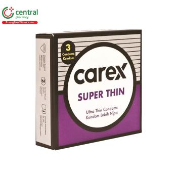 Bao cao su Carex Super Thin (Hộp 3 cái)