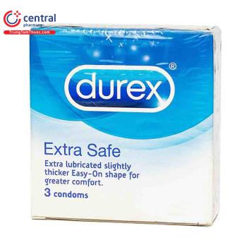 Bao Cao Su Durex Extra Safe (Hộp 3 cái)