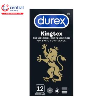 Bao Cao Su Durex Kingtex (Hộp 12 cái)