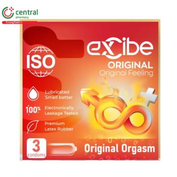 ​Bao cao su Excibe ORIGINAL (3 chiếc)