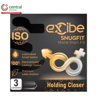 Bao cao su Excibe SNUGFIT (3 chiếc)
