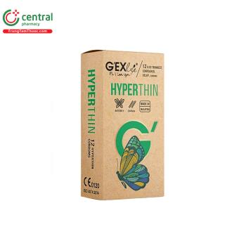 Bao cao su Gexlife Hyper Thin (Hộp 12 cái)