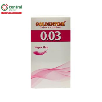 Bao cao su Goldentime 0.03 Superthin