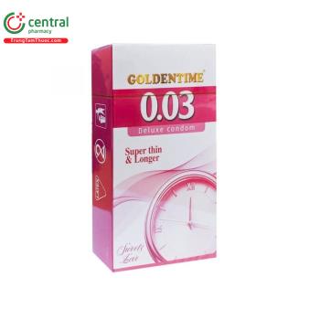 Bao cao su Goldentime 0.03 Superthin & Longer
