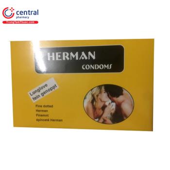 Bao cao su Herman Condoms vàng