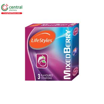 Bao cao su LifeStyles Mixed Berry